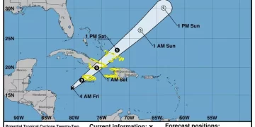 Potencial ciclón tropical aportará lluvias significativas a partir de hoy