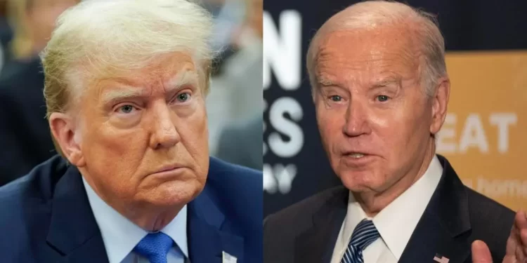 Sondeos dan la victoria a Trump sobre Biden de cara a las elecciones de 2024