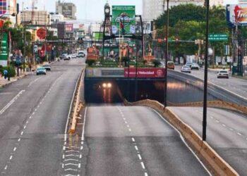 MOPC cierra pasos a desnivel, túneles y elevados para mantenimiento