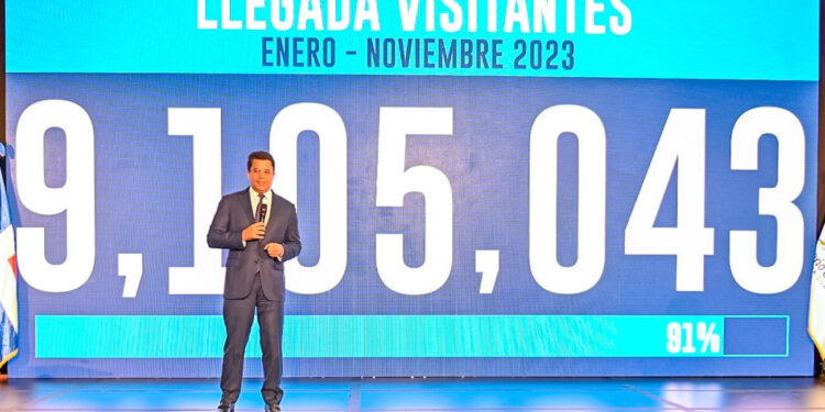 El país recibe 9.1 millones de visitantes en 11 meses