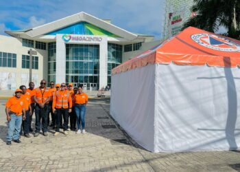 Defensa Civil instala puestos de atención pre-hospitalaria en plazas comerciales