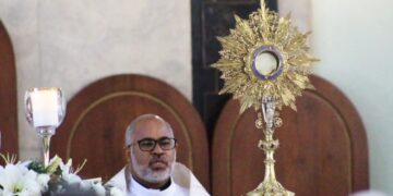 Clero Arquidiocesano realiza encuentro para retiro de Adviento en la parroquia Santa María de Anunciación en UCSD