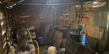 Autoridades desmantelan fábrica clandestina de alcohol en Navarrete