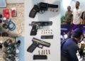 Ocupan armas de fuego mediante allanamientos en La Vega