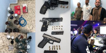 Ocupan armas de fuego mediante allanamientos en La Vega