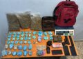 PN ocupa distintos tipos de presuntas drogas y arma de fuego en La Vega