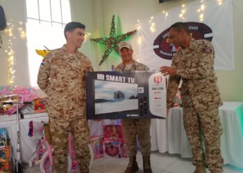 Direccion General del CESFronT agasaja a sus miembros en la Base de Operaciones Fronteriza Terrestre