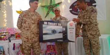 Direccion General del CESFronT agasaja a sus miembros en la Base de Operaciones Fronteriza Terrestre