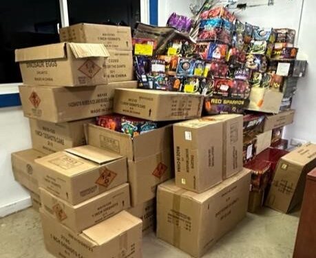 PN, MP y Ministerio de Interior y Policía desmantelan red de distribución ilegal de fuegos artificiales