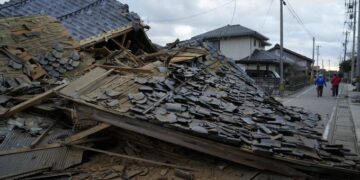 Otro terremoto de 6 grados sacude el centro de Japón