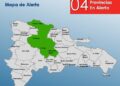 COE mantiene cuatro provincias en alerta verde