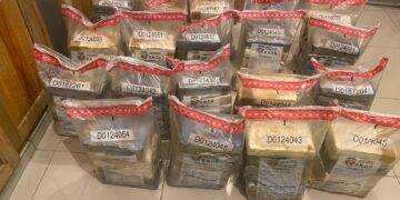 Incautan en AIPC 114 paquetes presumiblemente cocaína escondidos en contenedor