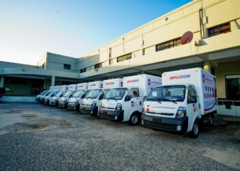 Inposdom recibe donación de nueve camiones y 68 balanzas de organismos de países aliados de las Américas y Europa