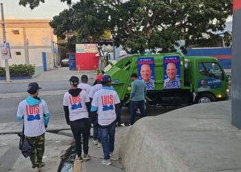 Equipo de Ulises Rodríguez realiza operativo de limpieza tras caravana