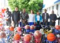 Hijos de policías de la Dirección Regional Sur Central reciben juguetes de Aseopna