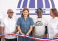 Vicepresidenta inaugura escuela, muelle y campo deportivo en San Cristóbal