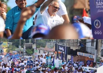 Junior Santos y PRM encabezan multitudinaria marcha caravana en Los Alcarrizos