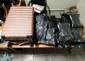 Incautan en el Aila maleta cargada con 17 paquetes de marihuana