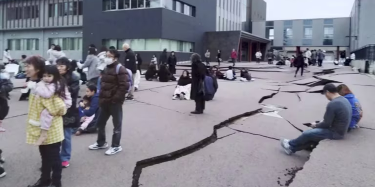 Japón recibe el 2024 con un terremoto de magnitud 7.6