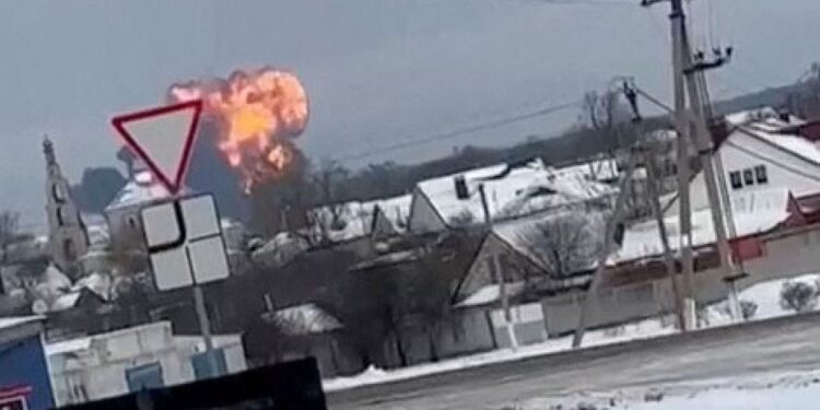 Confirman muerte de 74 personas tras estrellarse avión militar ruso