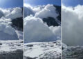Una gran avalancha se produce en montañas de la India