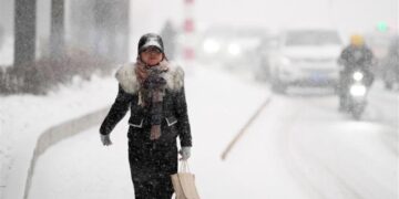 Ola de frío en China causará bajadas de temperaturas de hasta 18 grados en algunas áreas