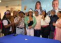 Federación Nacional de Comerciantes Detallistas de SDN respaldan a Betty Gerónimo