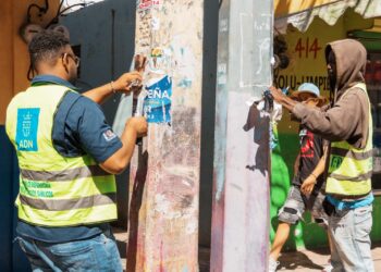 ADN intensifica jornadas de retiro de propaganda política en espacios públicos