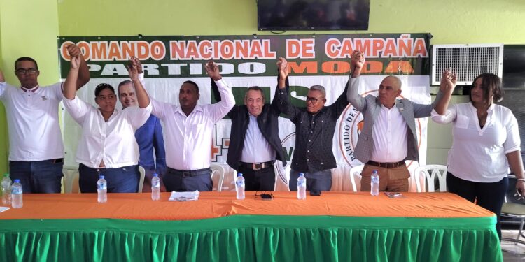 Partido MODA realiza movilizaciones en respaldo de sus candidatos y del presidente Abinader