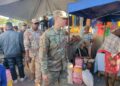 Comitiva de soldados norteamericanos visita la zona fronteriza en Dajabón