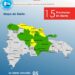 COE mantiene 15 provincias en alerta por lluvias