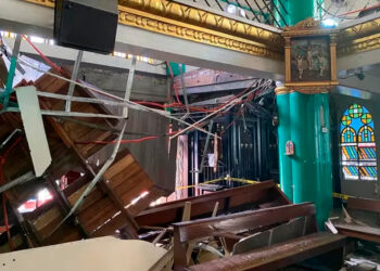 En Filipinas al menos un muerto y 53 heridos al desplomarse el balcón de una iglesia en plena misa