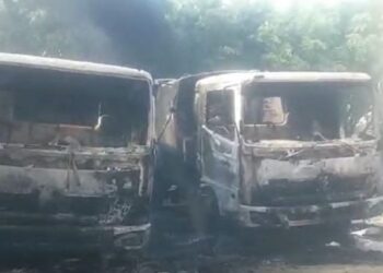 Imágenes de comisaría de policía haitiana tras ataque de grupos armados