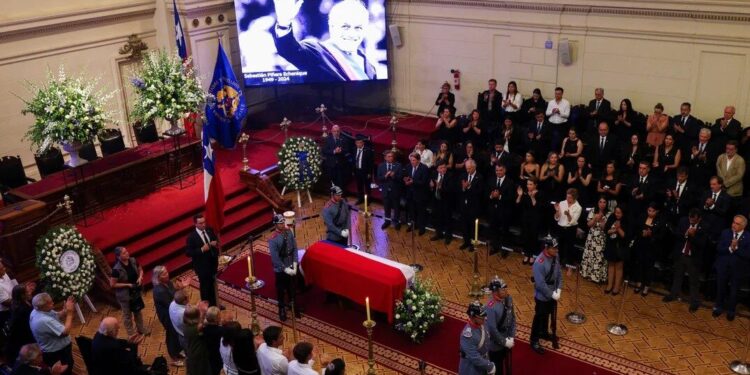Chile despide al ex presidente Sebastián Piñera con un funeral de Estado
