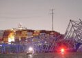 Declaran estado de emergencia en Baltimore tras derrumbe de puente por choque de barco