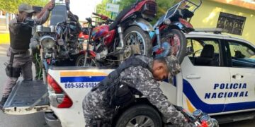 PN retiene más de 60 motocicletas en Manoguayabo