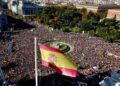 Multitudinaria protesta en Madrid contra la amnistía, con gritos dirigidos a Sánchez