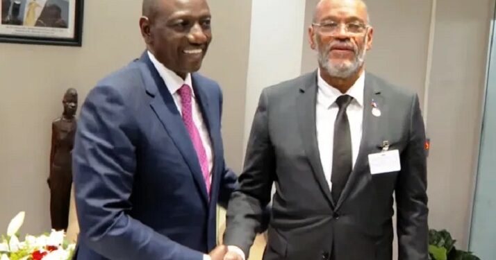 Kenia y Haití firman un acuerdo para que policías kenianos lideren la misión de la ONU