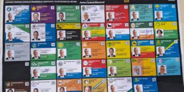 Abinader sale en 21 recuadros y Leonel en 5 en la boleta presidencial para para elecciones