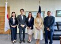Presidenta del PARLACEN sostiene encuentro con Embajador de Japón en RD