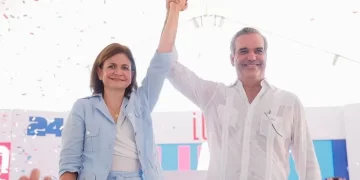 Luis Abinader y Raquel Peña repetiran en 2024