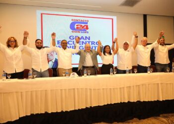 "Movimiento Contacto 24″ brinda apoyo a Luis Abinader