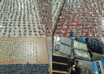 Ocupan 1,563 porciones de diferentes tipos de droga en La Vega