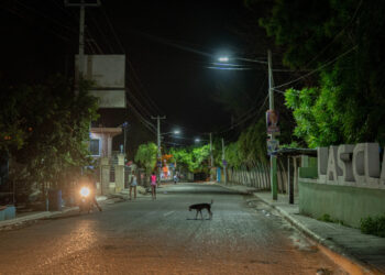 Edesur ilumina el distrito municipal Las Clavellinas y la comunidad de Los Tramojos en Azua