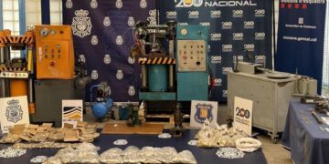 Desmantelado el mayor taller de fabricación de monedas de dos euros falsas
