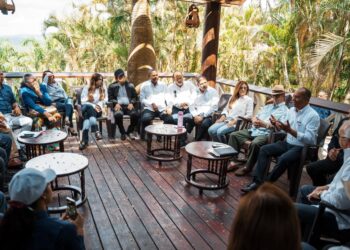 Carolina Mejía, visita San Cristóbal, Peravia y La Altagracia en apoyo a candidatos congresuales
