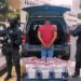 Interceptan hombre con 35 paquetes de presumible cocaína