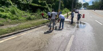 Alcaldía de SDN continúa operativos de limpieza ante lluvias registradas