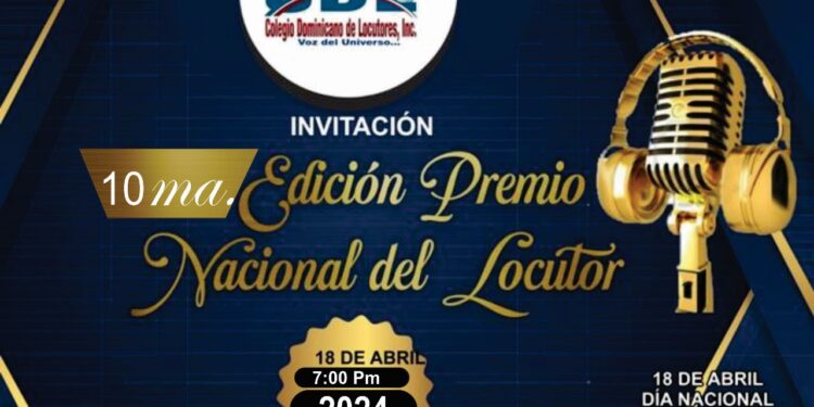 Colegio Dominicano de Locutores convoca al Premio Nacional del Locutor 2024 dedicado este año al destacado Rafy Miliano