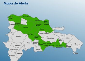 COE emite alerta verde para 14 provincias por sistema frontal